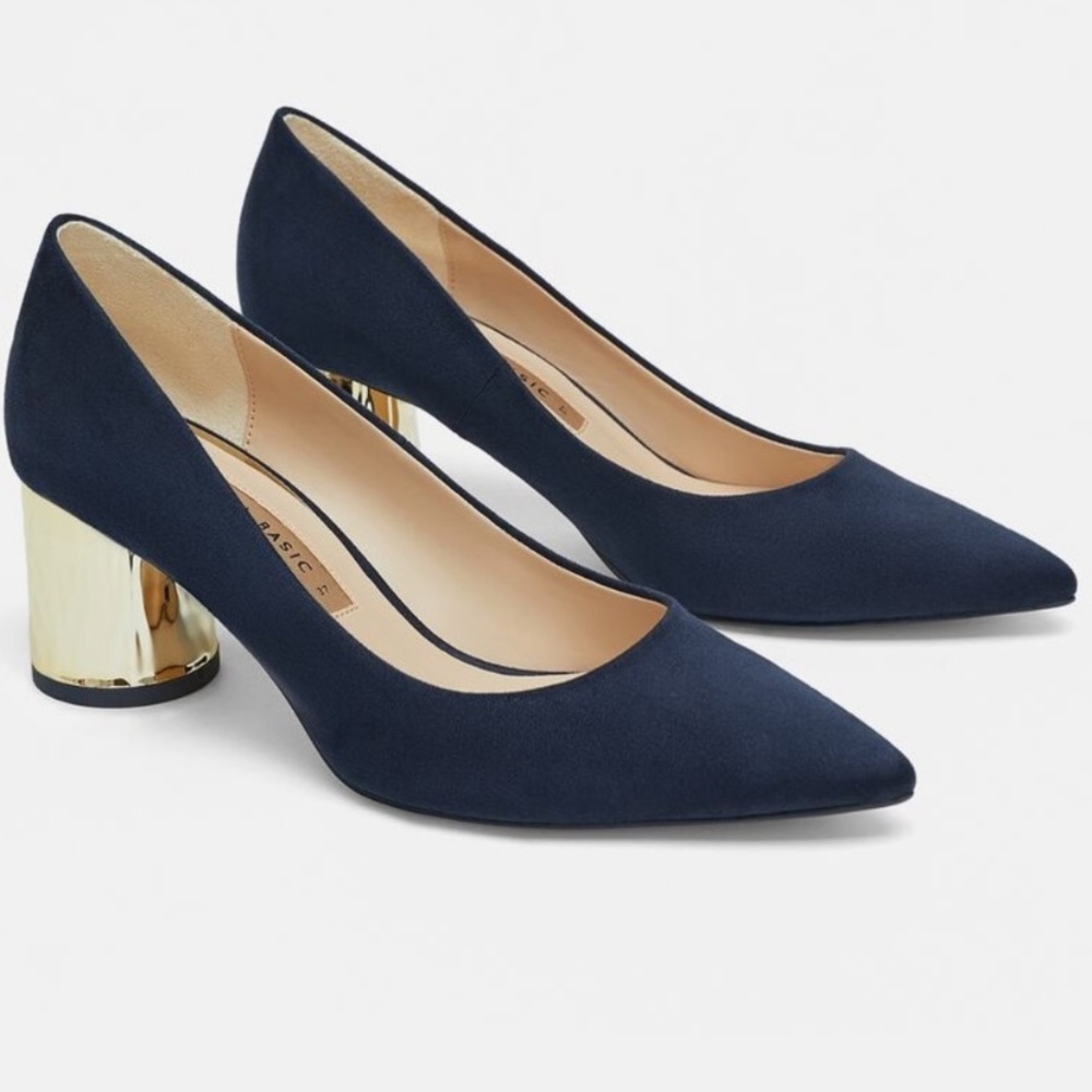 Zara block heels